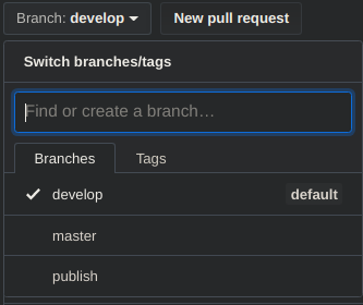 GitHub remote branches